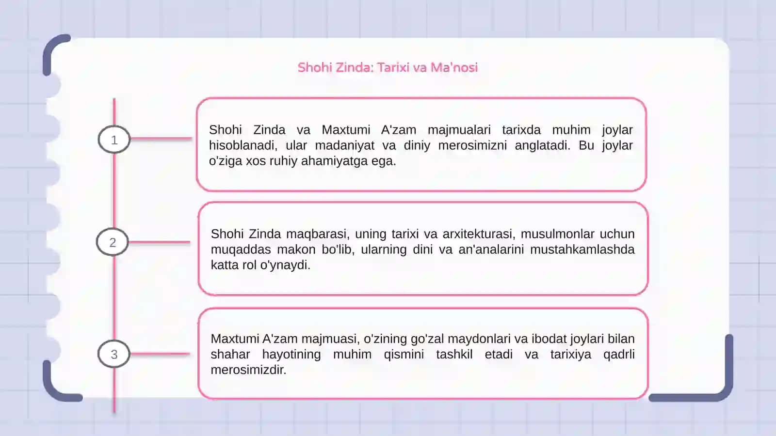 Shohi Zinda va Maxtumi A'zam majmualari 3