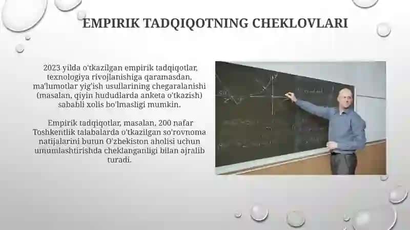 Empirik Tadqiqotlarning Cheklovlari 3
