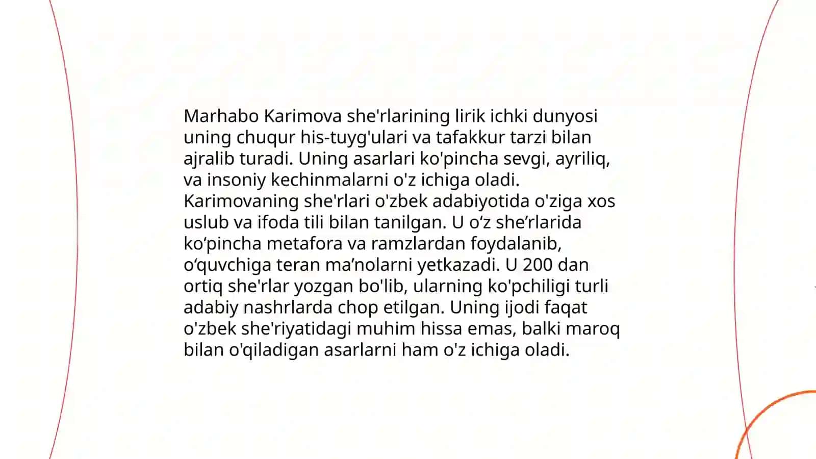 Marhabo Karimova she'rlarining o'ziga xos xususiyatlari 3