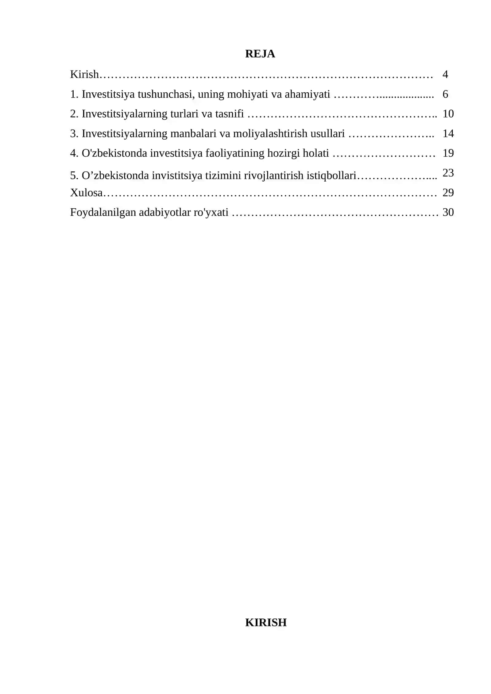 "Iqtisodiyot Nazariyasi" Kurs Ishi 3