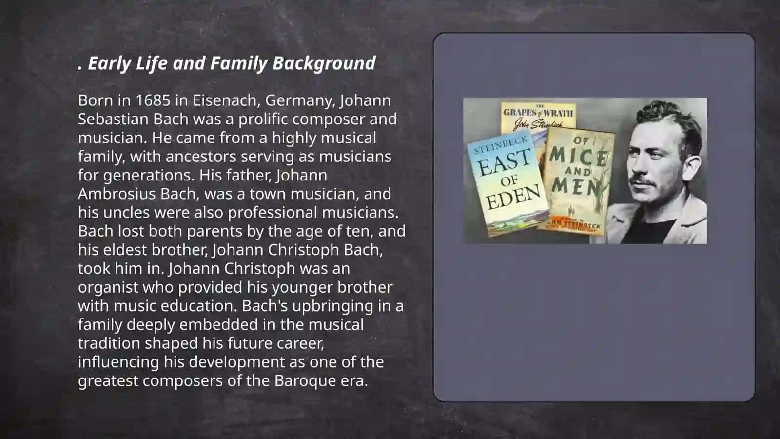 Biography and works of Johann Sebastian Bach 3
