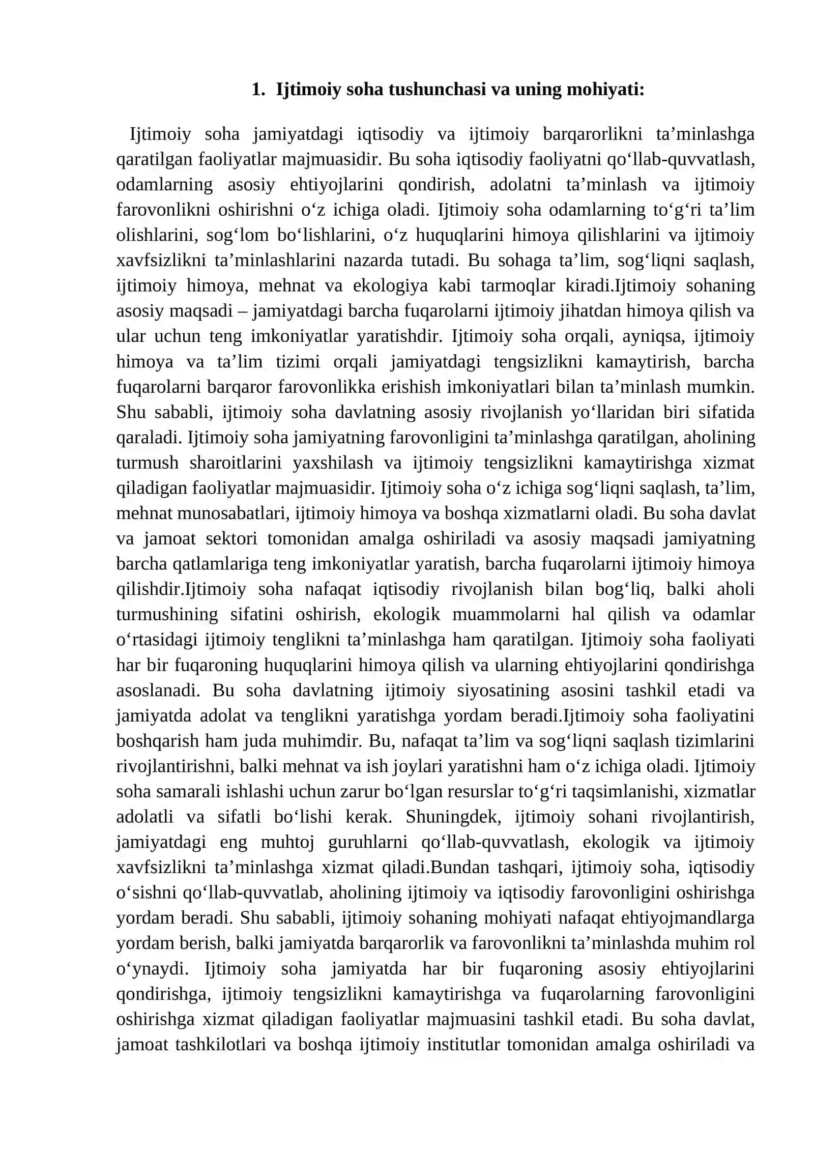 Ijtimoiy soha tushunchasi va uning faoliyati 3