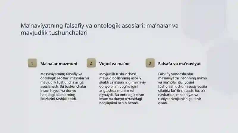 Maʼnaviyatning falsafiy-ontalogik mazmuni 3