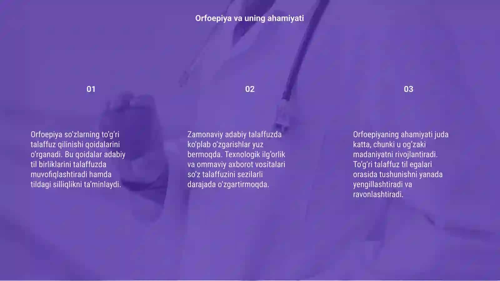 Orfoepiya qoidalari va adabiy talaffuzning bugungi holati 3
