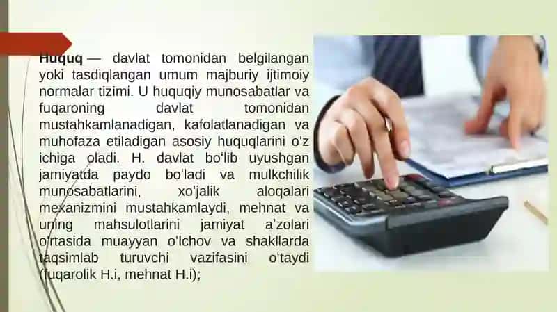 Moliyaviy huquqning asosiy sohalari 3