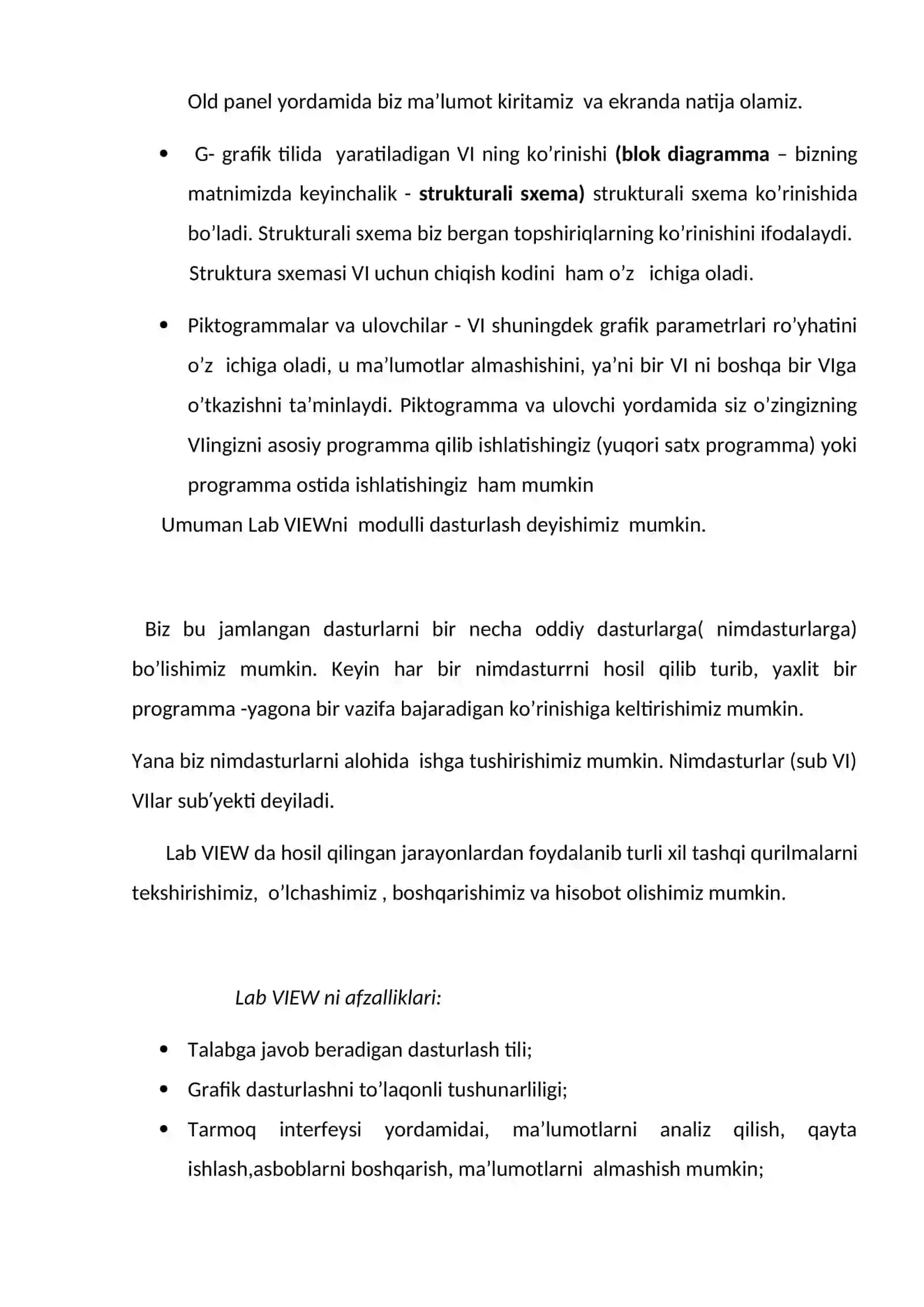 LabVIEW dasturlash muhitining asosiy tushunchalari 3