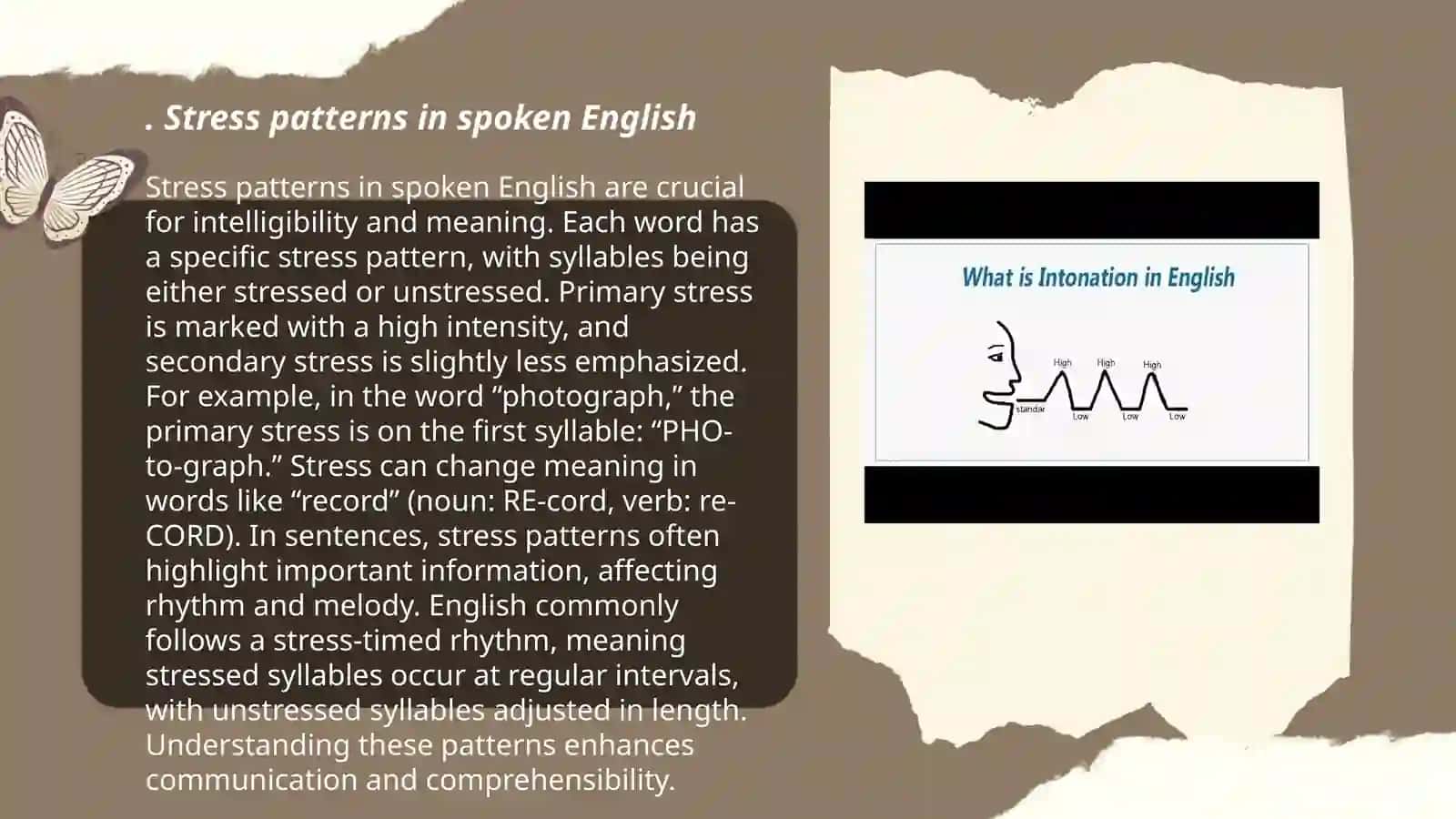 Phonological features of spoken discourse: intonation; tone; pause 3