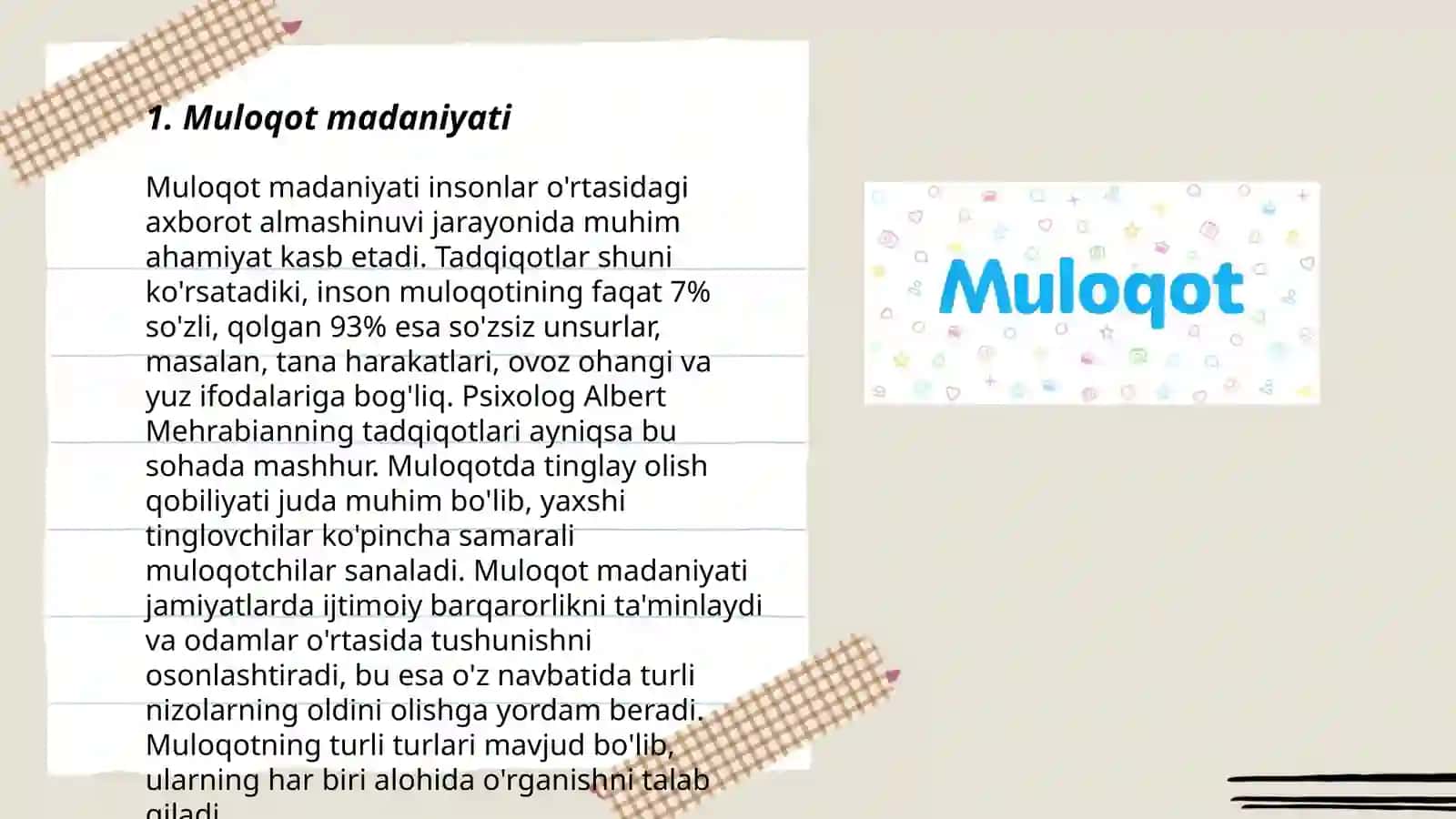 Muloqot madaniyati 3
