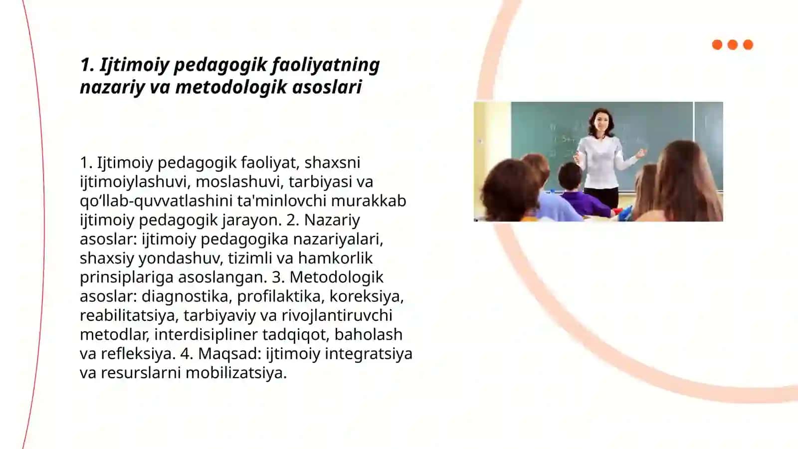 Ijtimoiy pedagogik faoliyat va texnologiyasi 3