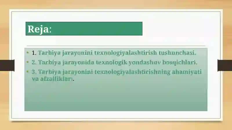 Tarbiya Jarayonini Texnologiyalashtirish 3