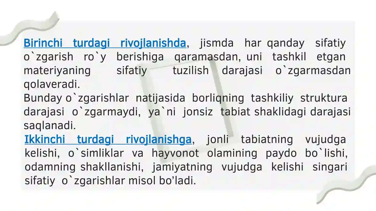 Rivojlanish falsafasi 3