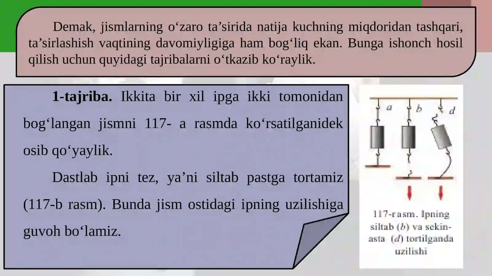 7-sinf Fizika fanidan Impuls dars taqdimoti 3