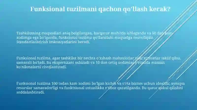 Menejmenda funksional tashkiliy tizim 3