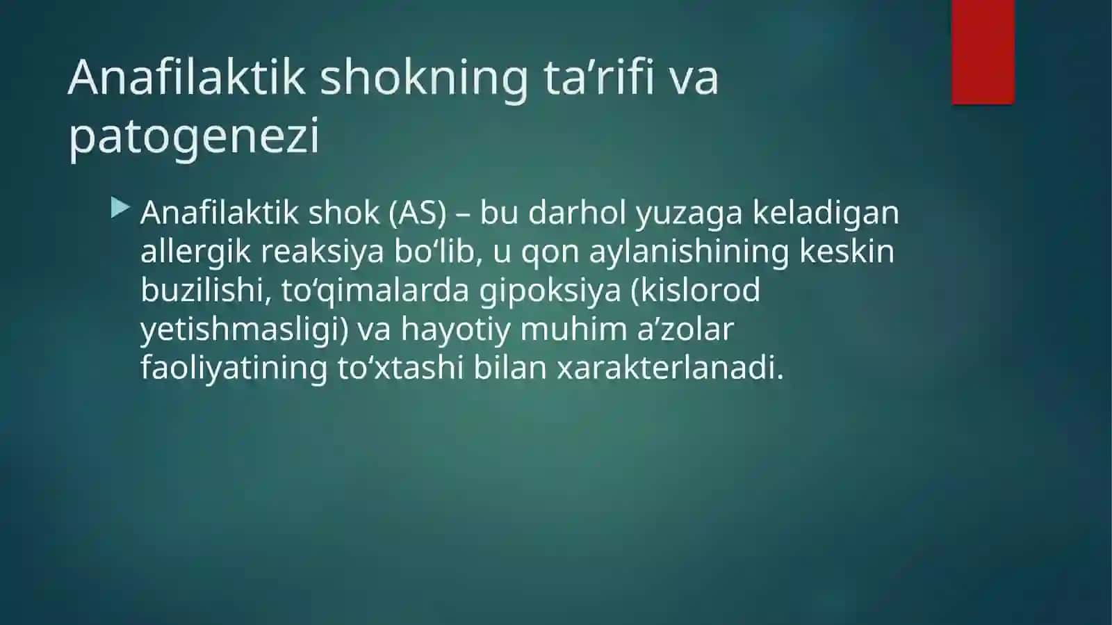 Anafilaktik shok va uni davolash 3