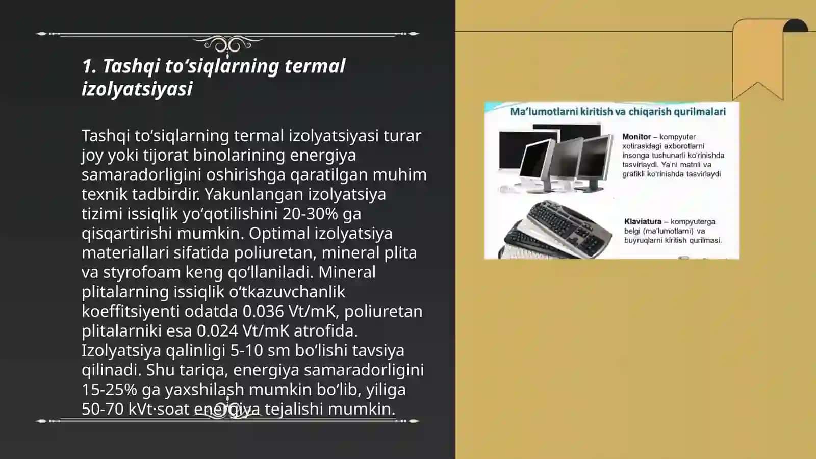 Tashqi toʻsiqlarning termal izolyatsiyasi 3