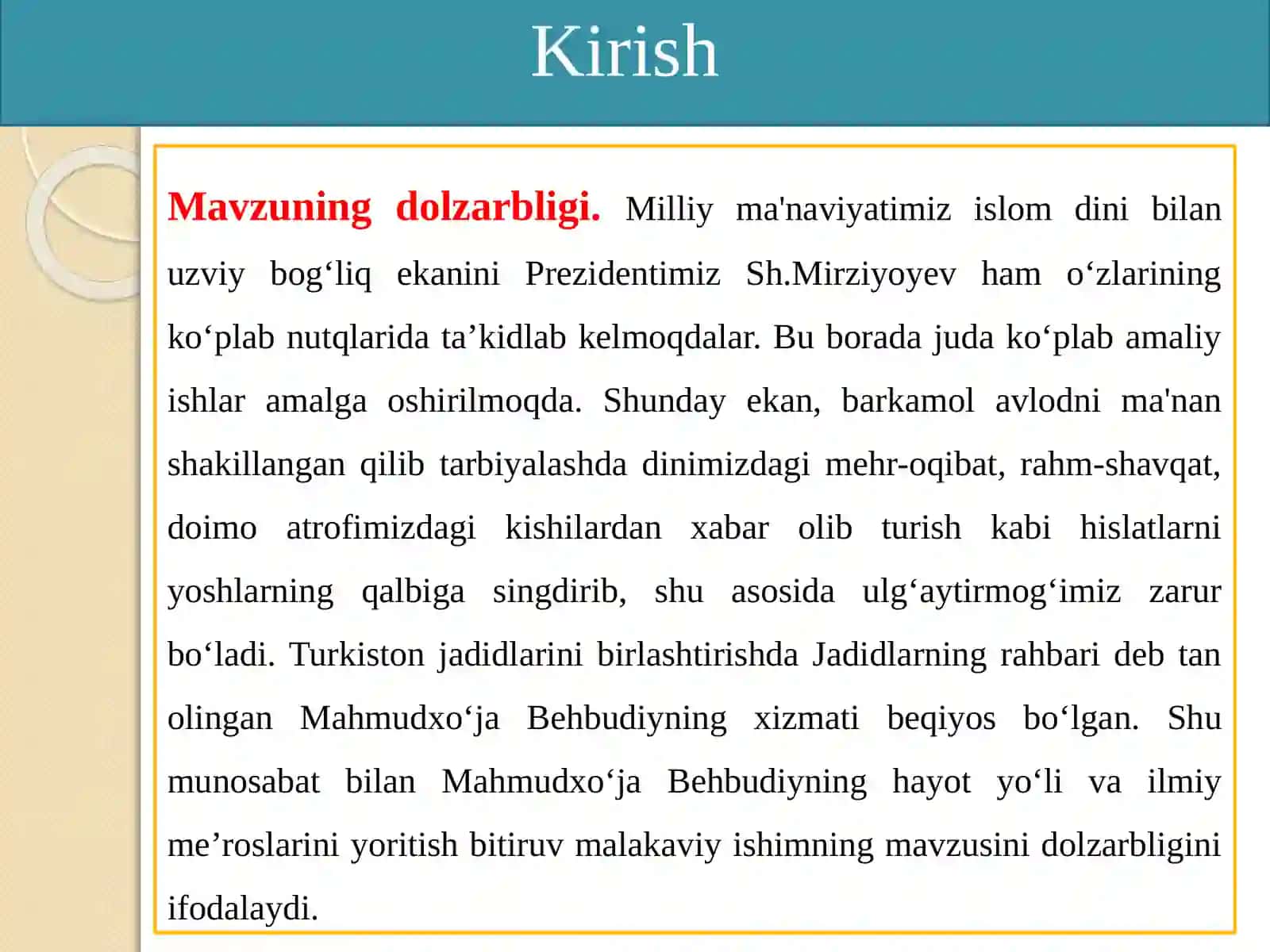 Mahmudxo‘ja Behbudiyning islom tarixiga oid asarlari 3