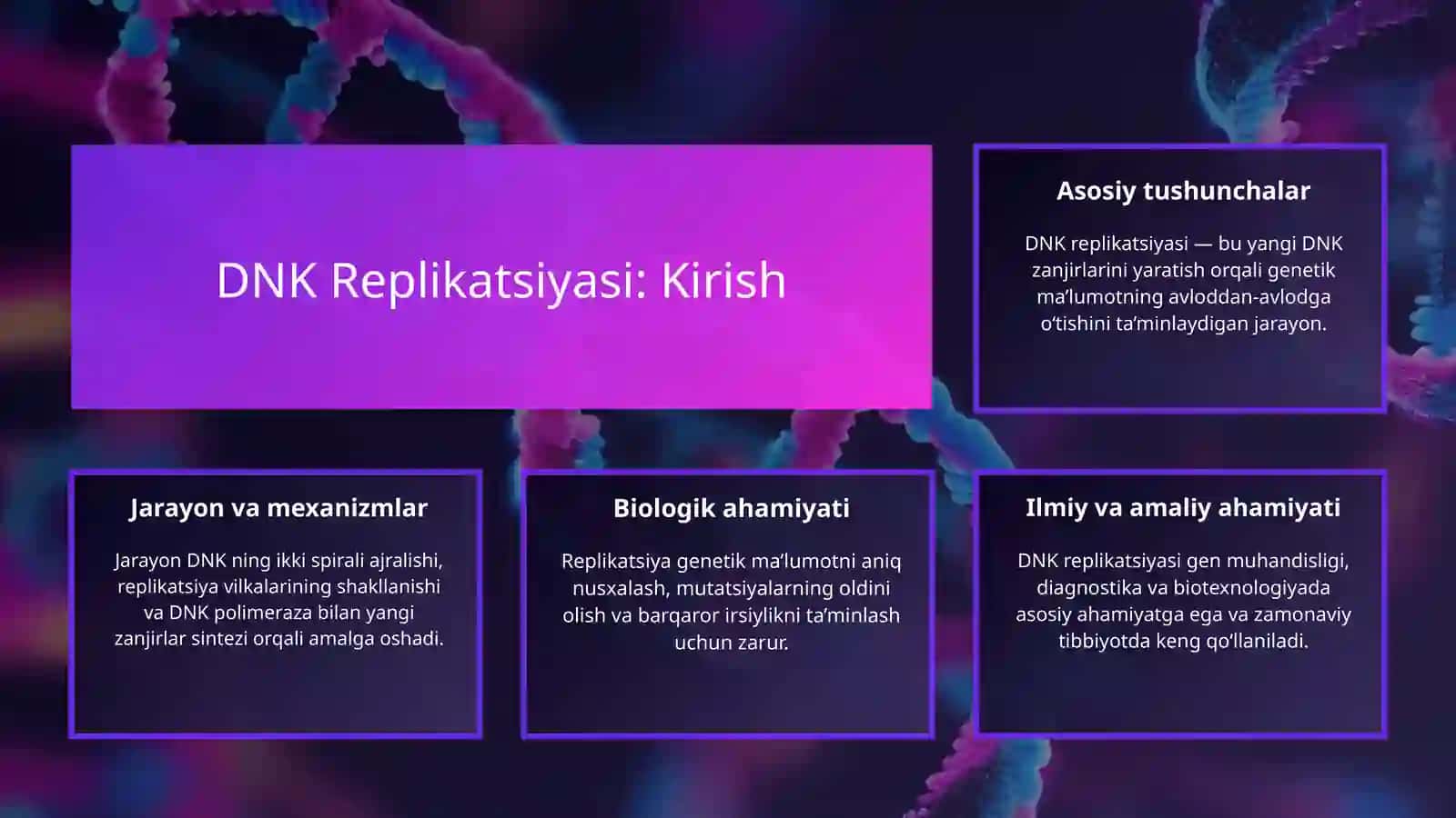 Gen amplifikatsiyasi va ekspressiyasi 3