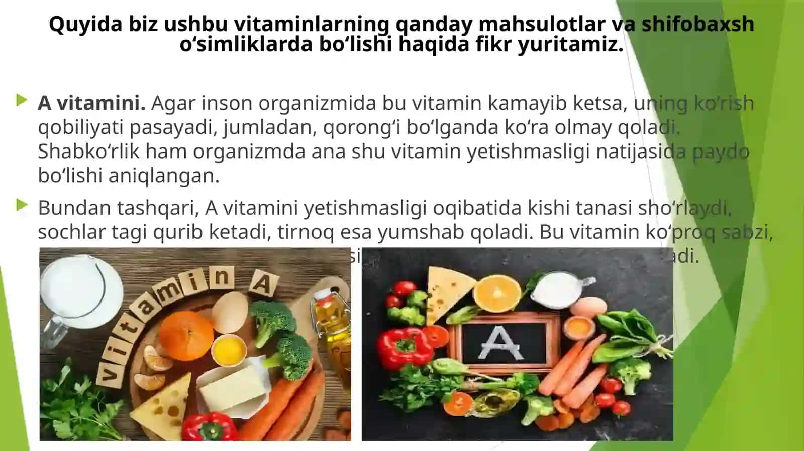 Vitaminlarning ahamiyati 3