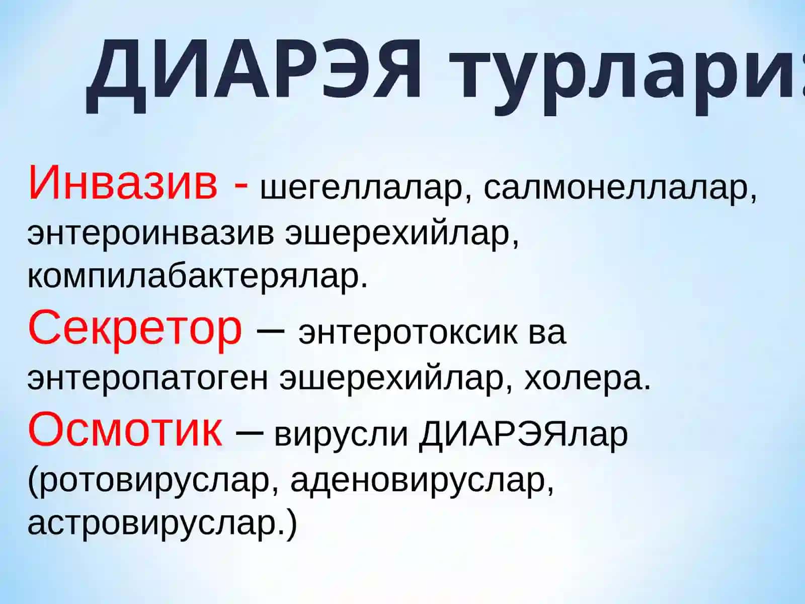 ДИАРеЯ СИНДРОМИ 3