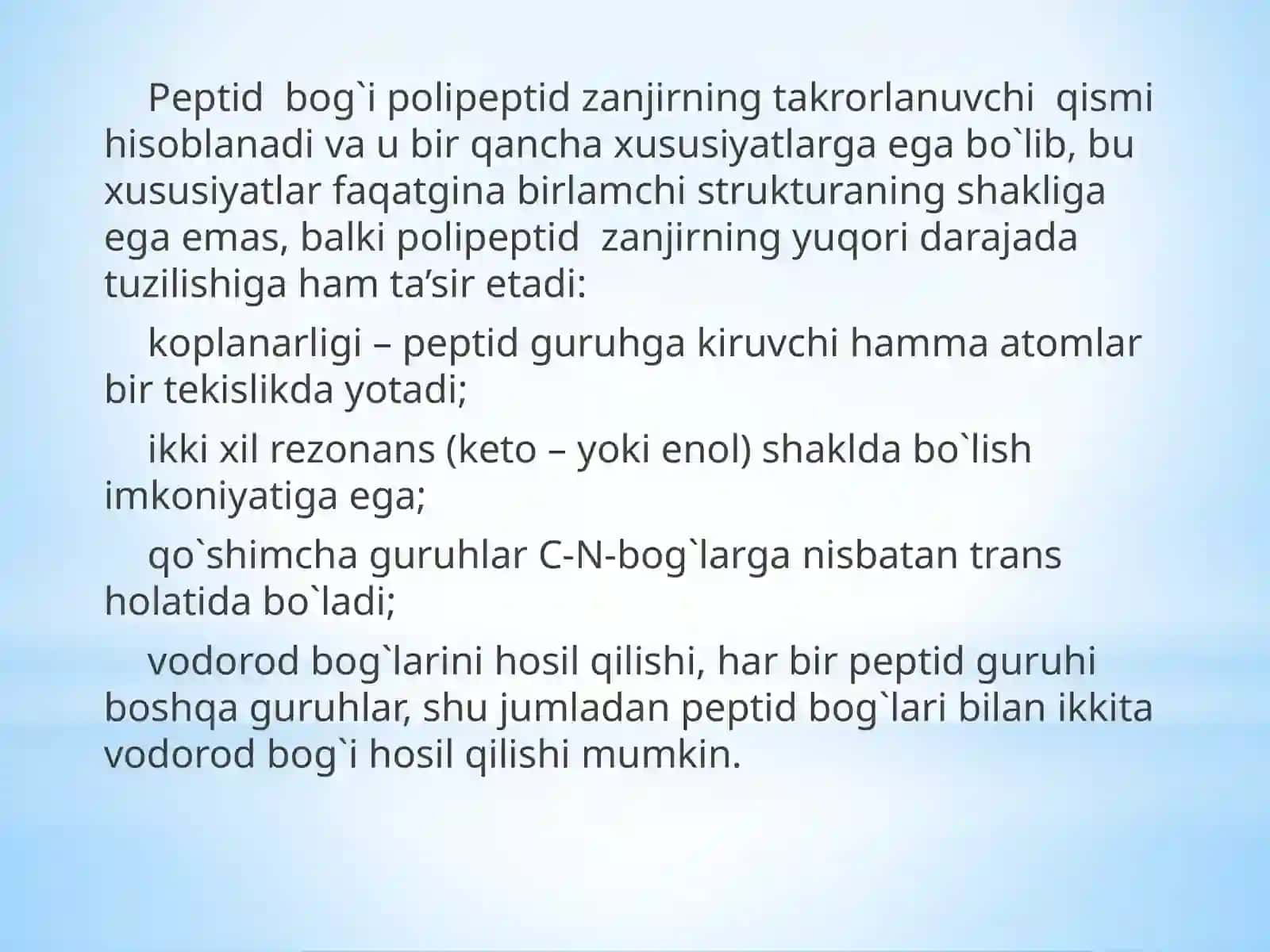 Oqsillarning tuzilish darajalari 3