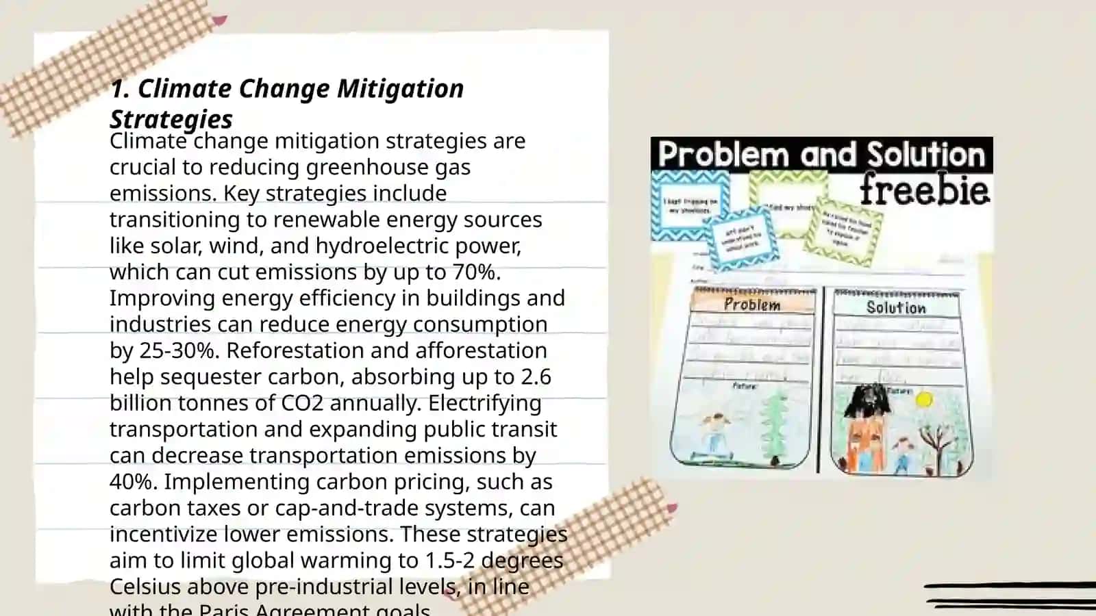 Climate Change Mitigation Strategies 3