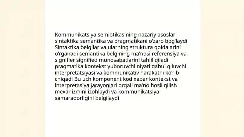 Kommunikatsiya semiotikasi: sintaktika, semantika, pragmatika 3