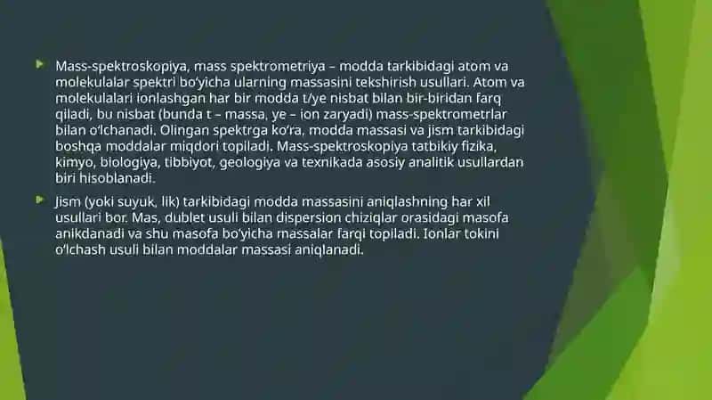 Mass-spektroskopiya asoslari 3