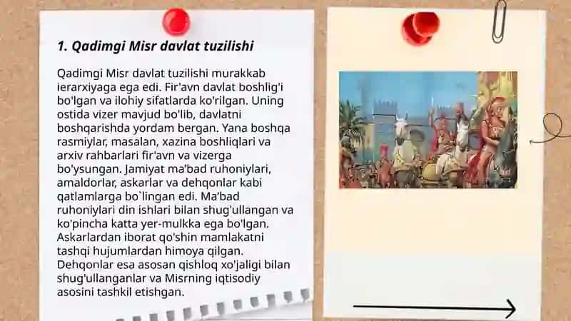 Qadimgi Misr va Bobilning davlati va huquqi 3