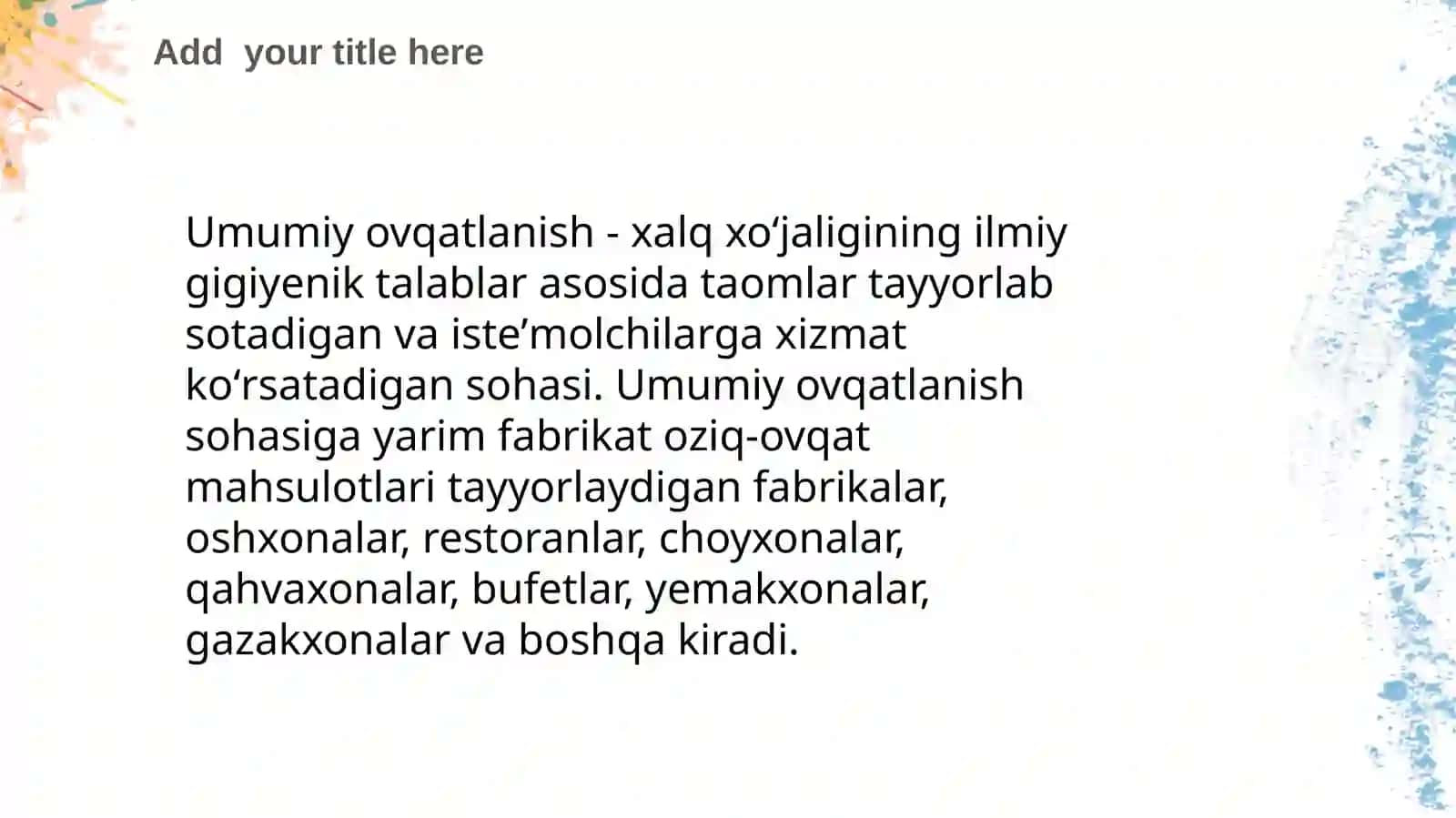 UMUMIY OVQATLANISH 3