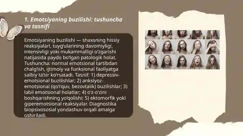 Emotsianing buzilishi 3