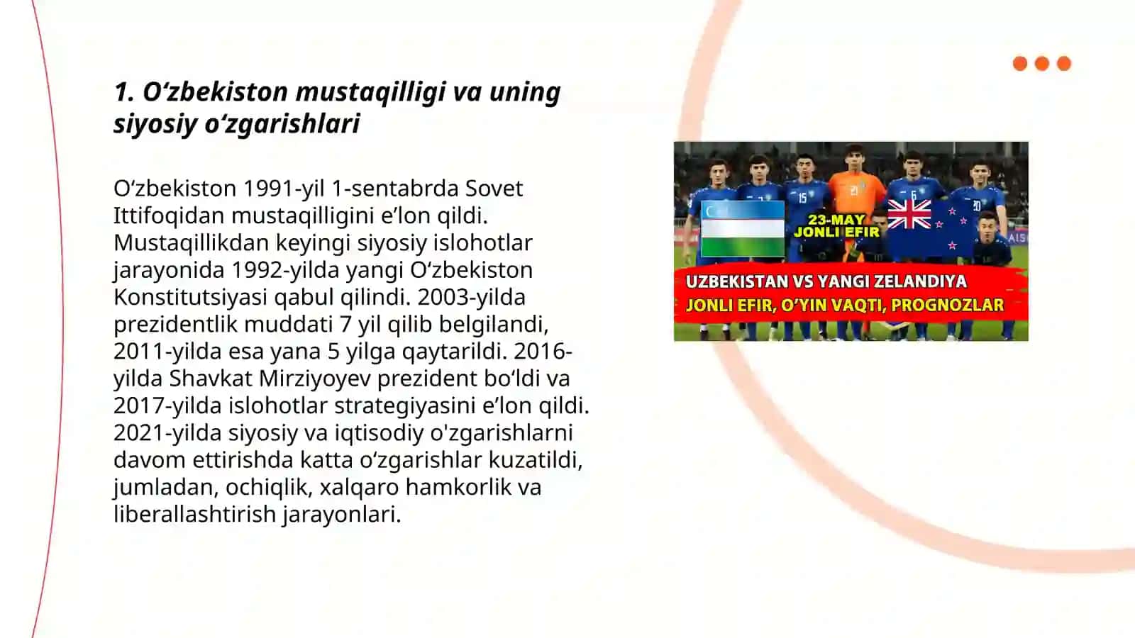 Ozbekstonda engi yangi tarix 3