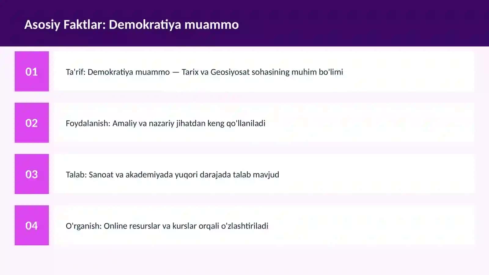 Demokratiya muammo 3