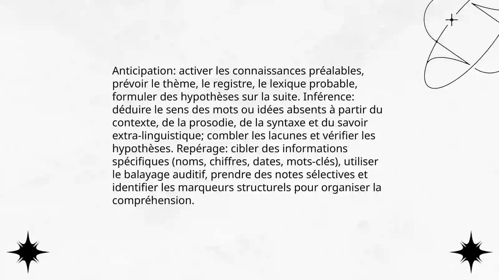 La comprehension orale en langue etrangere 3