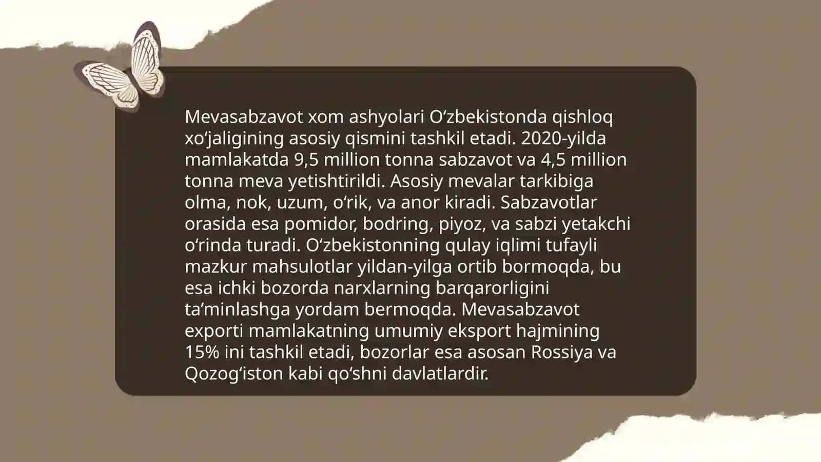 Oziq ovqat xom ashyolari 3