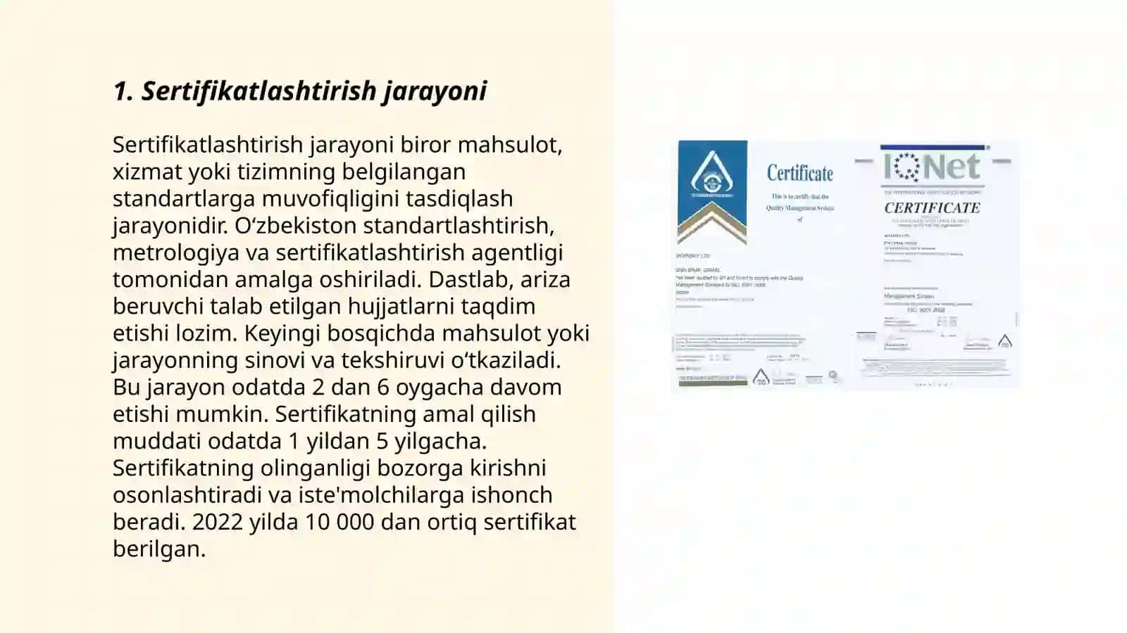 Sertifkatlashtirish sxemalari 3
