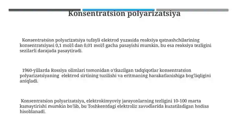 Konsentratsion polyarizatsiya 3