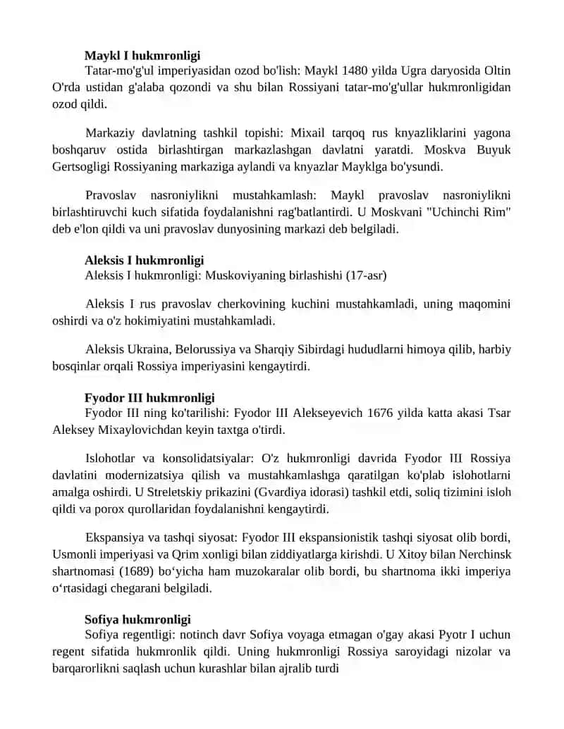 Xv-Xvii Asrlarda Markazlashgan Rus Davlati 3