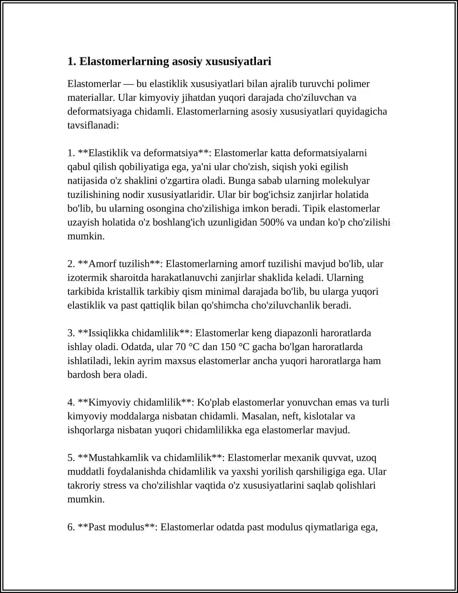 ELASTOMERLAR VA YELIMLAR 3