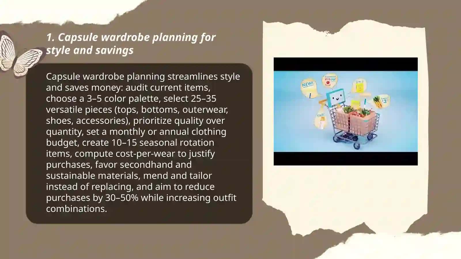 Smart shopping Style Savings and Sustainbility 3
