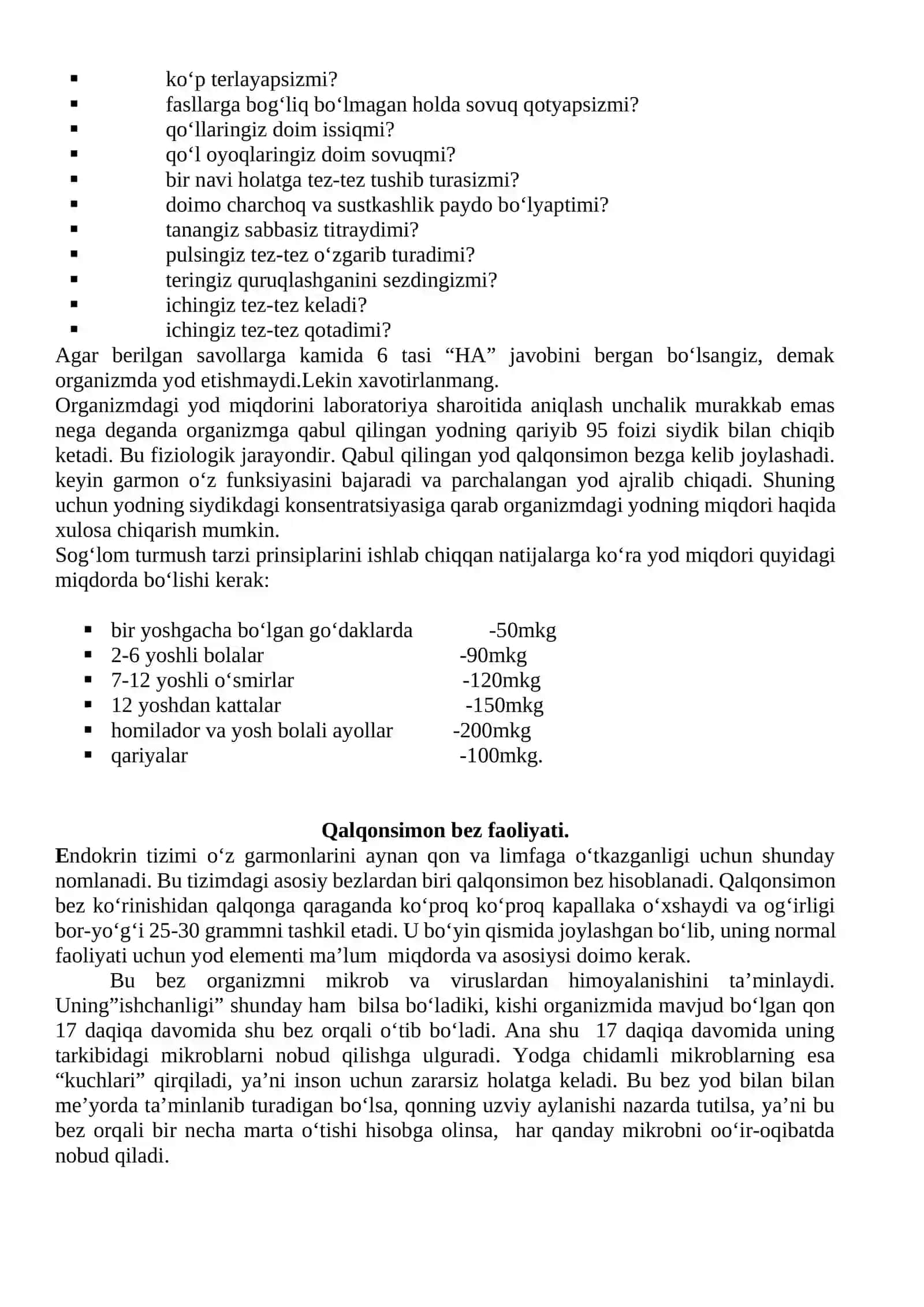 Yod tanqisligi. Jismoniy rivojlanishdan orqada qolish 3