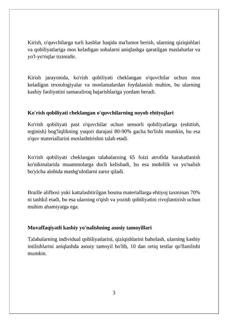 Kasbiy Yo'nalishda Korsatilgan Muvaffaqiyat 3