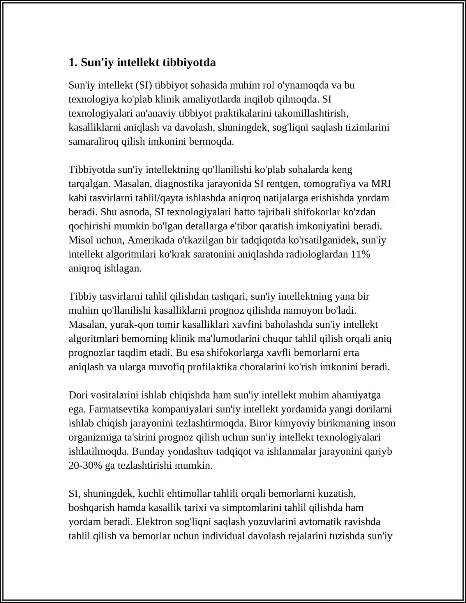ZAMONAVIY TIBBIYOT TEXNALOGIYALARI 3