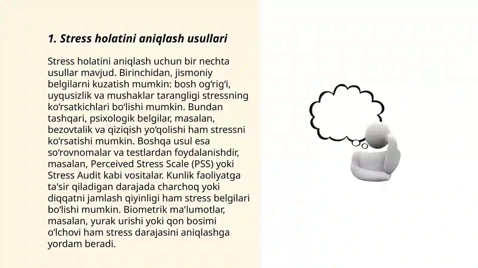 Stress holatini aniqlash usullari 3