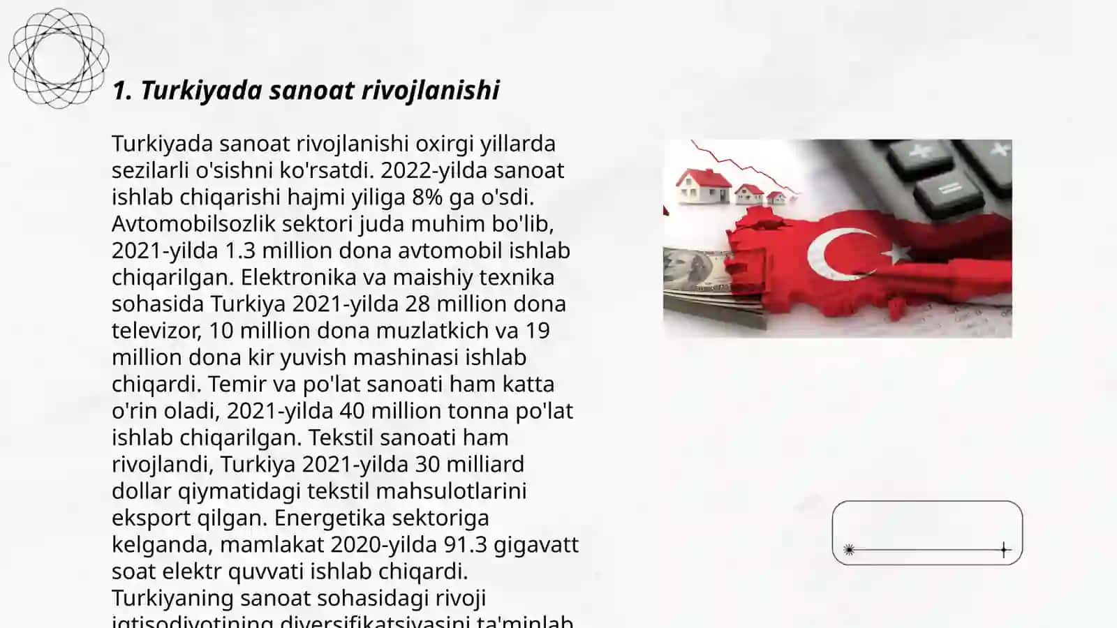 Turkiya iqtisodiyoti 3