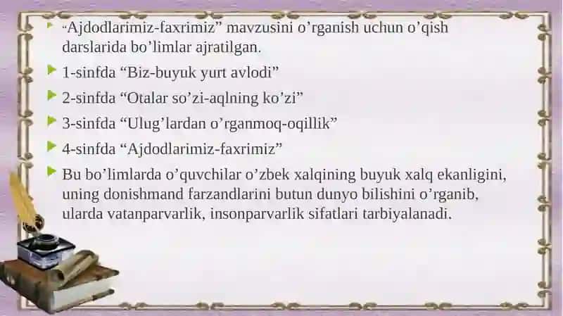 “Ajdodlarimiz-faxrimiz” 3