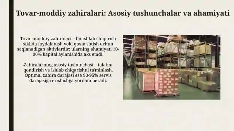 Tovar-moddiy zahiralari 3