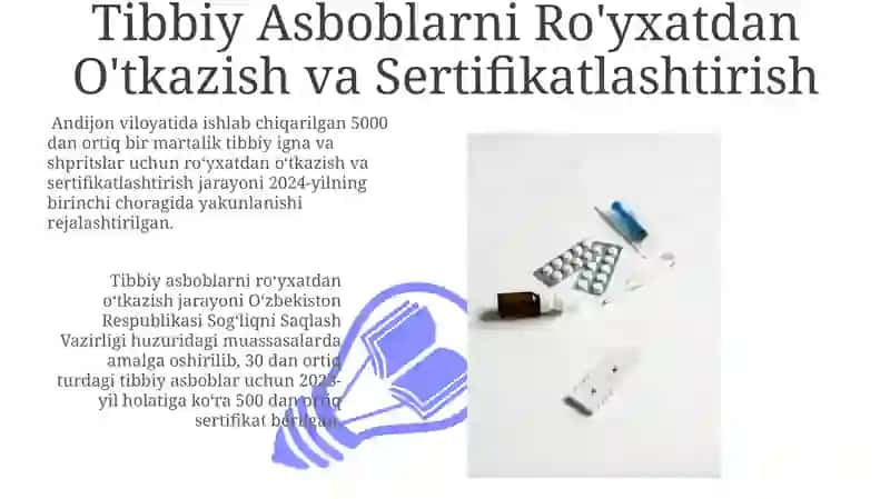 Tibbiy Asboblar va Farmatsevtika Faoliyati To'g'risidagi Qonun Umuumiy Qoidalari 3