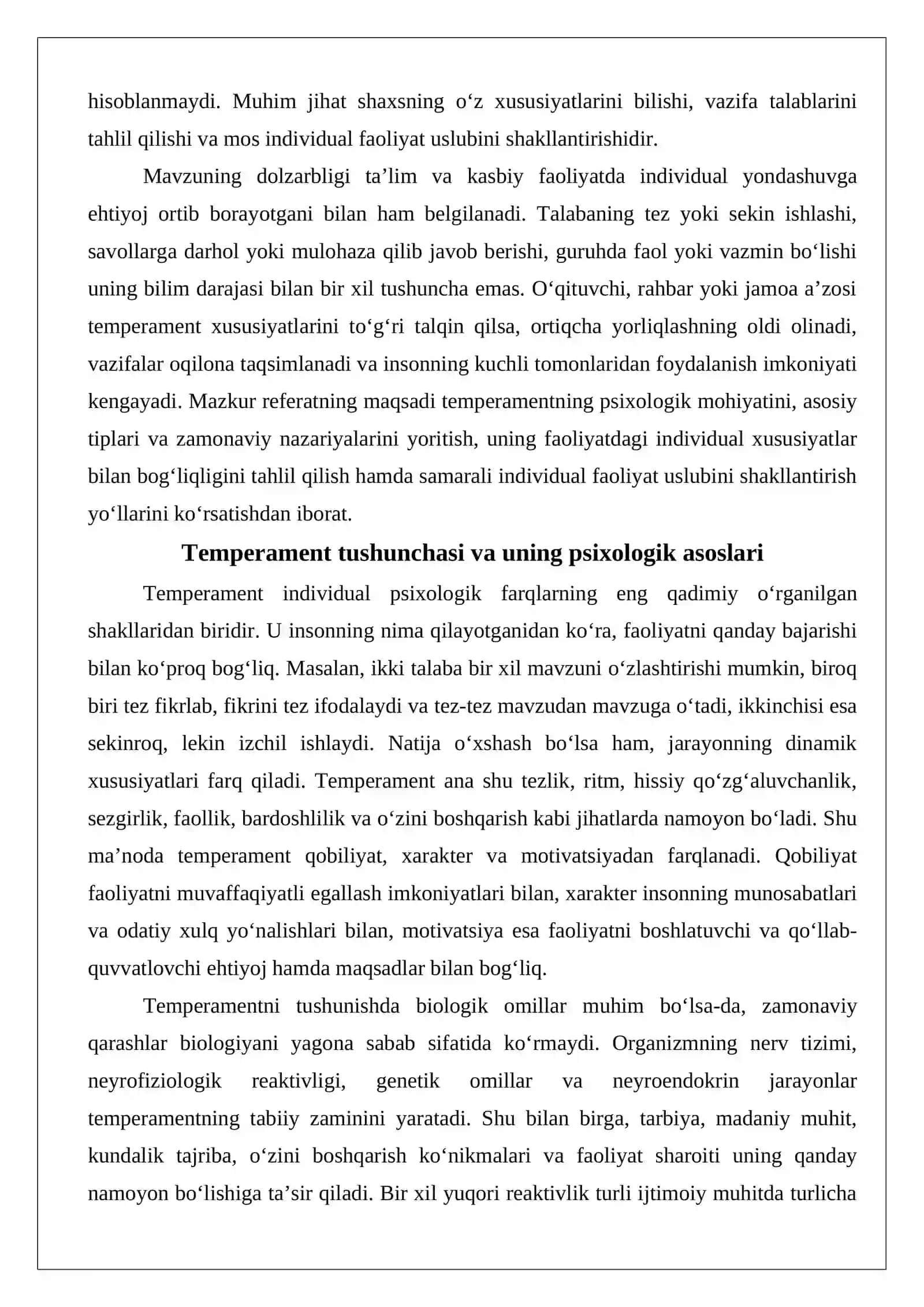 Temperament va faoliyatning individual xususiyatlari 3