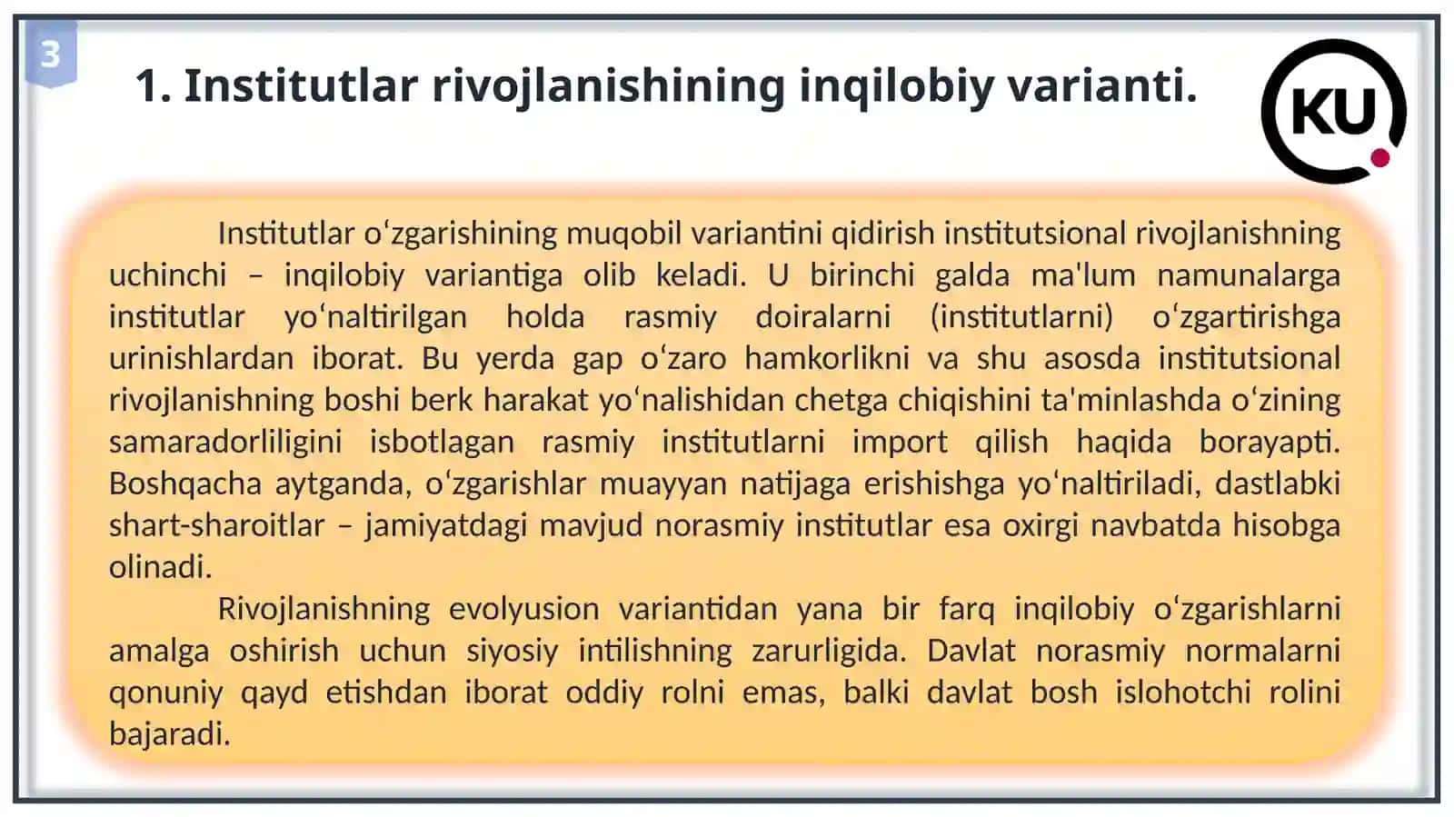 Institutlarni import qilish 3