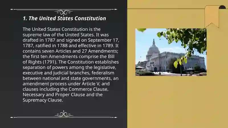 The United States Constitution 3